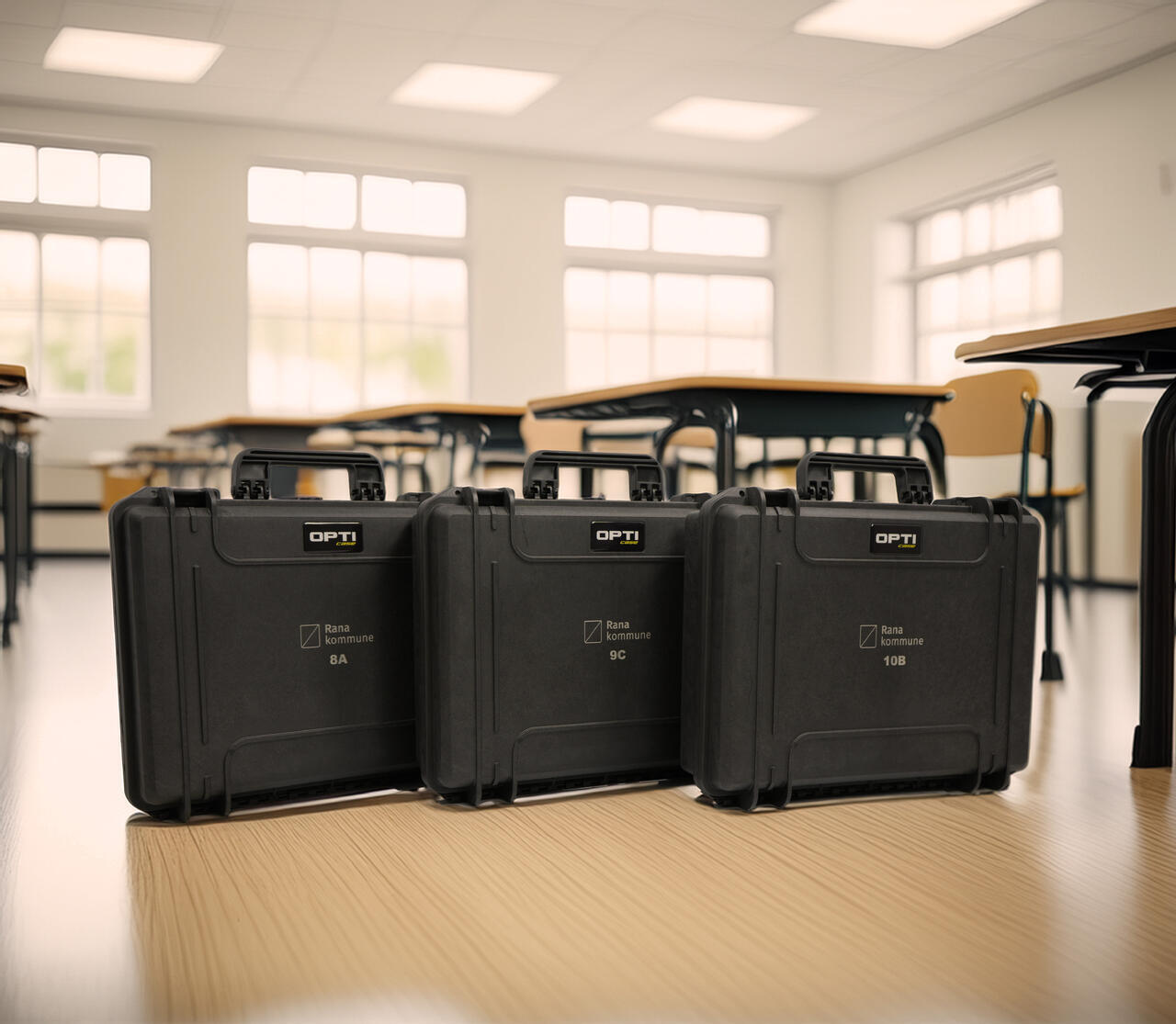 Mobilhotell med nummererte plasser